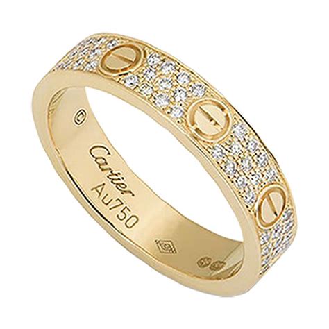 cartier love ring thin|cartier love interlocking ring.